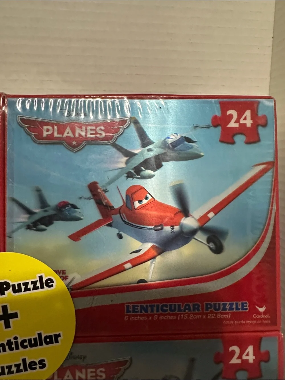 Disney Planes Red & Blue Floor Puzzle with 2 Lenticular Bonus Puzzles